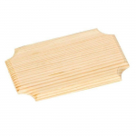 Plaque en bois - ARTEMIO - 16 x 10 cm - D&eacute;corative - Personnalisable - &Eacute;paisseur 8 mm