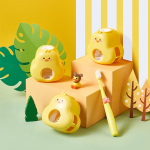 Seinakinnitatav hambapasta dosaator Laisk plastikust hambaharjahoidja Ilma puurimiseta Kollane part Hambapasta pigistaja Vannitoatarvikud kollane