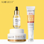 AUQUEST 24K kuldne seerum valgendav tumedate laikude nahahoolduskomplektid kortsudevastane n&auml;okreem tumedate ringidevastane silma&uuml;mbruskreem nahahoolduskomplektid Set kollane