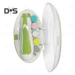 Elektriline beebi k&uuml;&uuml;nel&otilde;ikur 6 lihvimispeaga Vasts&uuml;ndinu imiku k&uuml;&uuml;neviil-l&otilde;ikur valgusega V&auml;ikelaste manik&uuml;&uuml;r Varbad S&otilde;rmek&uuml;&uuml;ned Hooldus L&otilde;ikamisvahendid sinine