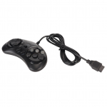Sega kontroller 9 pin 16-bitine mini k&auml;eshoitav ergonoomiline klassikaline kaasaskantav m&auml;ngupadi kontroller