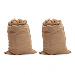 2 tk 70/80/100CM Džuudist Kartulikoti Jooksukott Korduvkasutatav Vastupidav Suure Mahutavusega Naturaalne Džuudist Kartulikott Lastele T&auml;iskasvanutele V&auml;ljas Hoovis Murul Jooksmise Kott 80 cm