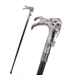 Ghost Skull Head jalutuskepp Dekoratiivne vampiir Cospaly Vintage Party Moodne jalutuskepp Halloweeni ristmik 93cm