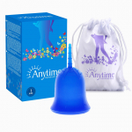 Anytime Silicone Menstrual Cup h&uuml;gieenisidemete alternatiiv Orange Large
