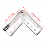 2tk silikoonist turvam&ouml;&ouml;bli servariba nurgakaitsed alumiiniumnurgad aknad p&otilde;rutusvastane peakaitse lapse kokkup&otilde;rkevastane puhas