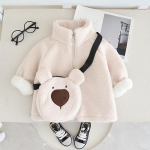 Baby Bear pl&uuml;&uuml;sis mantel v&auml;ikelastele &ndash; soojad s&uuml;gis-/talvised &uuml;ler&otilde;ivad 1-aastastele poistele 120 cm