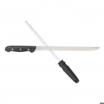 Coffret couteau &agrave; jambon + fusil Arcos MAITRE lame acier inox must
