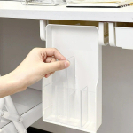 Laua all peidetud sahtel Kleepuv hoiuruum Box Office T&ouml;&ouml;laud Suure mahutavusega kirjatarbed Kosmeetikalaud Alumine Korraldaja riiul valge