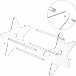 L&auml;bipaistvad akr&uuml;&uuml;lvin&uuml;&uuml;lplaadid plaadihoidjad T&auml;heplaadi alus LP hoiustamisriiulid CD &uuml;mbris Korraldaja Laud Raamatud S&auml;ilitusekraan puhas