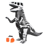 T&auml;iskasvanud Laps Dinosaurus T&auml;ispuhutav Kost&uuml;&uuml;m Halloweeni Festivalideks Peo Baarid Pargid Kaunistus X118 gray