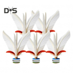 1/2/5 tk Sulgpallid sulgedega Kerged Kaasaskantavad Paksendatud V&auml;rvilised Sulgpallid V&auml;lisjalaspordialad Small 1pc