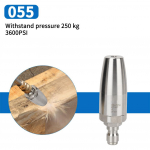 360&deg; p&ouml;&ouml;rlev k&otilde;rgsurvevee otsik roostevabast terasest Lotus otsik rooste eemaldamiseks kiir&uuml;henduste lisatarvikud 055