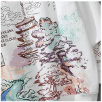 Loominguline trendikas Harajuku Style Plus sametine unisex kapuuts s&uuml;gis- ja talvine hip-hop t&auml;navalaskmispaari spordikapuuts S valge