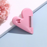 Heart Shape Juuksel&otilde;ikus Trimmer Juuksuri Kamm Bangs Juukseeemaldaja Kodu Mini-meigivahendid Harvendamiseks Ilu Juuksel&otilde;ikus Aksessuaarid roosa