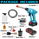 1000W 90BAR juhtmevaba k&otilde;rgsurvepesuri 388VF veep&uuml;stoli pihusti kaasaskantav pesuri vahugeneraator Makiti 18V aku jaoks