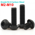 1-20 tk M2 M2.5 M3 M4 M5 M6 M8 M10 Must Klass 10.9 S&uuml;sinikteras Kuuskant Kuuskantpesaga &Uuml;marpea Kapskruvi M&ouml;&ouml;blikinnitus M3X6mm (20pcs)