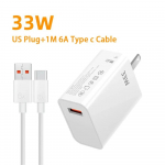 Xiaomi 33W laadija Turbo kiirlaadimise USB-C-kaabel Poco X3 NFC M4 Mi 11I 10T 5G Redmi Note 13 12 11 10 9 Pro jaoks us valge