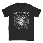 Vabaaja Cocteau Twins T-s&auml;rgid Meeste O-kaelusega Puuvillane T-s&auml;rk L&uuml;hikeste Varrukatega Tees 4XL 5XL Riietus M burgundiapunane