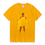 Bad Bunny Neverita Video Sol T-s&auml;rk Hip Hop Fashion Funny Graphic T-s&auml;rk Unisex's Streetwear Oversized T-s&auml;rk Pure Cotton Tees 2XL