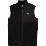 Puma Meeste Lifestyle Sportstiili Kollektsioon S&uuml;gis/Talv 2024 &Uuml;hev&auml;rviline Lihtne Mugav Vest Meeste Vestid Must 684212-01 S