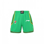 Li Ning CBA seeria professionaalsed korvpalli tr&uuml;kiga hingavad l&otilde;dvad mugavad korvpallip&uuml;ksid meeste l&uuml;hikesed p&uuml;ksid tumerohelised AAPS415-1 3XL