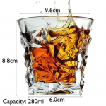 280 ml/290 ml Crystal Glass Creative p&ouml;&ouml;rlev viski j&auml;&auml;mustriga kokteiliklaasist baari &otilde;lletops 201-300ml