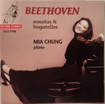 CD BEETHOVEN / CHUNG - Sonaadid & Bagatellid CCS7195 Channel Classic 1994 Jaapan Klassika Kasutatud