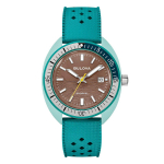 Bulova Archive Series Snorkel Sea Turtle 41mm Meeste k&auml;ekell 98B446 roheline