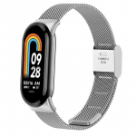 Metallist v&otilde;rgust roostevabast terasest rihm Xiaomi Mi Band 8 nutika k&auml;ev&otilde;ru asendustarvikute jaoks Kellarihma Miband 8 nutikella jaoks for Miband 8 h&otilde;be