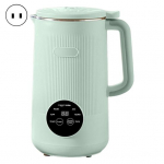 8-in-1 Automaatne P&auml;hklipiimavalmistaja 40 untsi 1,2 l Suure mahutavusega Sojapiimamasin Kodune Kaerapiim Lisatoit Masin Viitstardi ja Isepuhastusega US Plug roheline