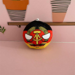 10cm Polandball Pl&uuml;&uuml;sm&auml;nguasi UK Ukraina Saksamaa Countryball T&auml;idisega Nukk Dekoratsioon 10cm
