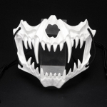 Halloweeni mask poolmask Cos Draakonjumal Metsik Tiiger &Ouml;ine Kahvel Tengu Mees Hunt Mask Etendus Kolju Maskid