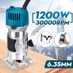 Elektriline trimmer 30000 p/min Elektriline puidu laminaadi serva k&auml;sitrimmer ruuterit&ouml;&ouml;riistade komplekt 1200W