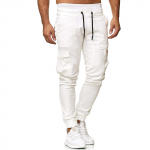 Meeste dressip&uuml;ksid vabaaja elastsed s&ouml;rkimisp&uuml;ksid Sport Solid kottis taskud p&uuml;ksid M