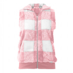 Naiste s&uuml;gis-/talvemood vabaaja ruuduline pl&uuml;&uuml;sis lukuga jakk XXL