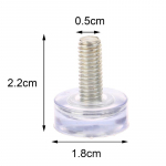 10 tk L&auml;bipaistev Raud Plastik M&ouml;&ouml;bel Laua Tooli Jala Jalad Reguleeritav Nivoo Libisev Pad M6 M8 Sissekeeratavad Libisemiskindlad Jala Padjad M6