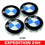 Rattakate - ZISONIX - 4 x 68mm - Sinine - BMW logo - Veekindel