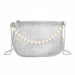 Naiste &otilde;htused k&auml;ekotid Rhinestone rahakott p&auml;rlketiga Rhinestone Crossbody rahakott peopulmadeks