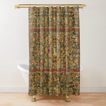 Keskaegne Hirvejahistseen Du&scaron;ikardin Naistele ja Koertele Antiikne Du&scaron;ikardin Loomad Retro Vintage Vannitoakardinate Komplekt W90xH180cm
