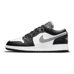 Air Jordan 1 Low GS Must Keskmine Hall Laste Tossud Valge 553560-040 38.5