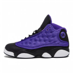Air Jordan 13 Retro GS Purple Venom Laste tossud Must Valge FD4648-501 36.5