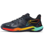 Li Ning Cloud Thunder Kang S&uuml;nteetiline Nahk P&otilde;rutust Summutav Hingav Kulumiskindel Libisemiskindel Madala S&auml;&auml;rega Sulgpalli Jalan&otilde;ud Unisex Jalan&otilde;ud Must AYAS028-5 36⅓