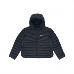 Nike Sportswear Windrunner Sulgedega T&auml;idetud Kerge Kapuutsiga Jakk Naiste Jakk Must CU5095-011 XXL