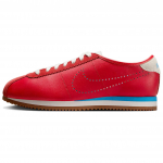 Nike Cortez nahast University Red perforeeritud Swoosh naiste tossud Summit-White Gum-Medium-Brown University-Blue HQ1841-600 37.5