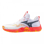 Mizuno Wave Momentum Elite Daybreaker Pack Unisex tossud Valge Fiery-Coral Citrus V1GA251201 36