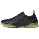 Adidas Copa 19.1 Mugav Mitmek&uuml;lgne TF (Kummist naastud) Libisemiskindlad vastupidavad jalgpallikingad Meeste jalgpallikingad Must Roheline AC8206 41⅓