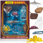 Access Dangerous Sea 3D Illustreeritud Akvaariumi M&auml;nguasjad Figuurid Olendid, Juhend, Loomad,