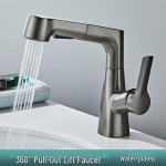 &Otilde;nnekass Roostevabast Terasest Kaheotstarbeline Segisti K&ouml;&ouml;gi- ja Vannitoavalamu jaoks Faucet with 60cm Hot and Cold Water Inlet Pipes