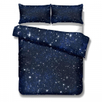 Star Galaxy tekikott King Queen Double Full Twin &uuml;he suurusega voodipesukomplekt EU single(135x200cm)