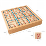 Sudoku Rists&otilde;nad Montessori Puidust Hariduslikud Numbrid Loogika J&auml;reldusm&auml;ngud Ladina Ruut Matemaatilised M&otilde;istatused Numberkohtade M&auml;ngud M&auml;nguasjad